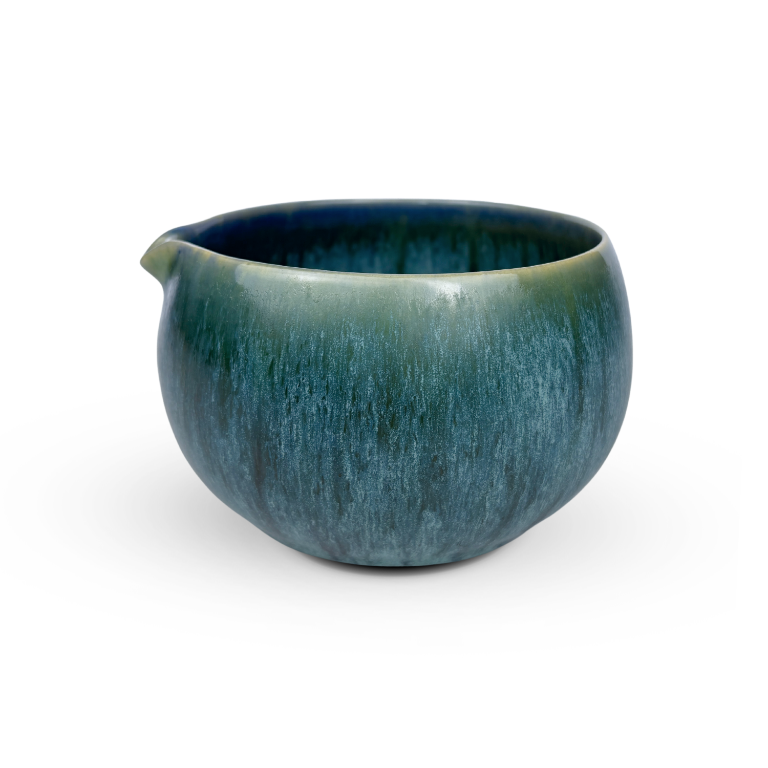 Matcha Schale mit Ausguss (Farbe Pond Water)